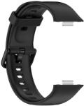Ricardo Curea din silicon Ricardo 20mm (pentru Huawei Watch Fit 3), negru