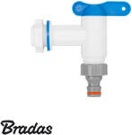 Bradas GTM3434PP-WHITE PP kerti csap gyorscsatlakozóval, KM - 3/4 (GTM3434PP-WHITE)