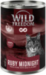 Wild Freedom 6x400g Wild Freedom Red Meat Ruby Midnight - sertés, marha & nyúl nedves eledel macskáknak