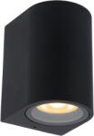 Lucide 69801/01/30 kültéri fali lámpa Zaro 1x35W | GU10 | IP44 - fekete, spot, szabályozható