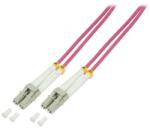 LogiLink OM4 LC-LC 7.5m lila fénykábel (FP4LC07)