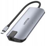 Unitek Hub USB-C 2x USB-A HDMI 4K RJ-45 PD 100W (D1028A)