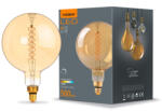 Videx LED izzó E27 G200 gömb 8W = 42W 500lm 1800K meleg 360° FILAMENT Borostyánsárga fényerőszabályzó Videx (VIDLED1425)