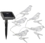 CHOMIK Solar Garden Garland Light Chain Birds On Clip 3, 2 m IP44 meleg (CHOMSOL0073)