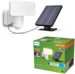 Philips Napelemes LED-es reflektor 6W 1000lm 3000K IP44 mozgás- és szürkületérzékelővel, fehér Tylus Ultra hatékony Philips (8720169362161)