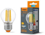 Videx LED izzó E27 G45 Ball 6W = 60W 806lm 4000K Semleges 360° FILAMENT Videx (VIDLED1210)