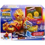 Mattel Hot Wheels: Monster Trucks Power Smashers set de pistă cu monstru de foc - Mattel (HTP39)