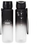 Ars Una Motivációs BPA mentes kulacs - 1000 ml - matt fekete/fehér (56574517)