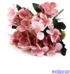  Hortenzia 5 ágú kis csokor 31cm - Mályva