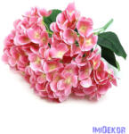  Hortenzia műcsokor 44cm - Rózsaszín