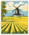  Tavaszi Repceföld és Szélmalom - számfestő készlet