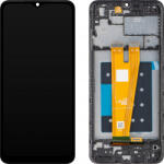 Samsung Display cu Touchscreen MP compatibil cu Samsung Galaxy A04 A045, cu Rama, Negru