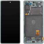 Samsung Display cu Touchscreen Samsung Galaxy S20 FE 5G G781, cu Rama, Verde (Cloud Mint), Service Pack GH82-24214D