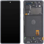 Samsung Display cu Touchscreen Samsung Galaxy S20 FE 5G G781, cu Rama, Bleumarin, Service Pack GH82-24214A (GH82-31321A)