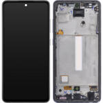 Samsung Display cu Touchscreen Samsung Galaxy A52s 5G A528, cu Rama, Negru, Service Pack GH82-26861A