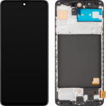 MP Display cu Touchscreen MP compatibil cu Samsung Galaxy A51 A515, cu Rama, Negru - gsmboutique