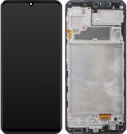 Samsung Display cu Touchscreen Samsung Galaxy A22 A225, cu Rama, Negru, Service Pack GH82-25944A (GH82-26047A)