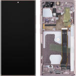 Samsung Display cu Touchscreen Samsung Galaxy Note 20 Ultra 5G N986 / Note 20 Ultra N985, cu Rama, Bronz (Mystic Bronze), Service Pack GH82-31453D (GH82-31459D)