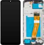 MP Display cu Touchscreen MP compatibil cu Samsung Galaxy A03s A037, cu Rama, Versiune G, Negru - gsmboutique