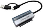 LC-Power USB-C és USB-A > SATA és NVMe átalakító - LC-ADA-USB-SATA-25