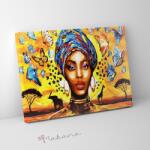 Makana Keresztül a szavannán - Számfestő készlet, kerettel (40x50 cm)