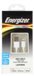Energizer Кабел Energizer - USB/Lightning, 2 m, бял (C11UBLIKWH4)