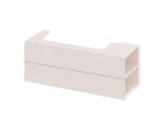 RAVAK Alsó szekrény, Ravak SD Lite 120 fürdőszobai szekrény, alabaster pink, jobbos X000001896 - mozaikkeramia