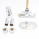Arezzo Radiátor szelep, AREZZO design SPEARPEX/UNICO radiátor szelep króm, jobb AR-SPEARPEX-CR-R - mozaikkeramia