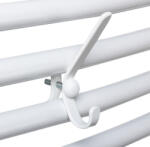 SAPHO Törölközőtartó, Sapho AQUALINE törölköző akasztó radiátorra, fehér 2602S