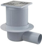 Deante Padlóösszefolyó, Deante rácsos padlóösszefolyó, szálcsiszolt acél KOS_001C