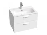RAVAK Alsó szekrény, Ravak Chrome II SD 70 fehér, fehér fogantyúval 152 mm X000001777 - mozaikkeramia