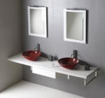 Sapho Fürdőszobabútor mosdópult, Sapho AVICE 250x50 öreg tölgy AV255 - mozaikkeramia