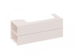 RAVAK Alsó szekrény, Ravak SD Lite 120 fürdőszobai szekrény, alabaster pink, balos X000001884 - mozaikkeramia