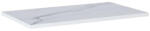 AREZZO design Mosdópult, AREZZO design CALACATTA márvány 80x46 cm mosdópult Matt Fehér színben, 20 mm - mozaikkeramia
