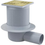 Deante Padlóösszefolyó, Deante rácsos padlóösszefolyó, szálcsiszolt arany KOS_R01C