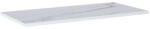 AREZZO design Mosdópult, AREZZO design CALACATTA márvány 100x46 cm mosdópult Matt Fehér színben, 20 mm - mozaikkeramia
