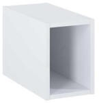 AREZZO design Fali szekrény, AREZZO design MONTEREY Slim 20 cm-es nyitott elem Mf. fehér színben - mozaikkeramia