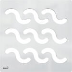 Alcadrain Padlóösszefolyó rács, AlcaPlast 102x102 mm MPV002