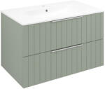 SAPHO Alsó szekrény, Sapho Cirasa mosdótartó szekrény 2 fiókkal, 79, 8x52x46 cm verde strip CR801-4444S - mozaikkeramia