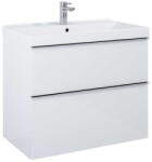 AREZZO design Alsó szekrény, AREZZO design MONTEREY 80 cm-es alsószekrény 2 fiókkal Mf. fehér színben, szifonki - mozaikkeramia