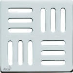 Alcadrain Padlóösszefolyó rács, AlcaPlast 102x102 mm MPV001