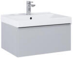 AREZZO design Alsó szekrény, AREZZO design MONTEREY 60 cm-es alsószekrény 1 fiókkal Matt Szürke, szifonkivágáss - mozaikkeramia