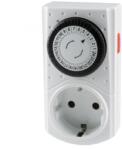 Somogyi Elektronic GAO 0760S mechanikus beltéri időzítő óra, manuális bekapcsolási lehetőség, 30 perces intervallumok, naponta ismétlődő kapcsolások, 250 V, 3680 W (0760S)