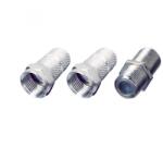 Somogyi Elektronic 2 db F- dugó + 1 db F- toldó (FF 113X)