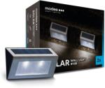 Modee LED Lámpatest Szett 2 Darabos Napelemes Oldalfali Lépcsővilágító Hideg Fehér Kültéri Ip44 Modee