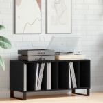 vidaXL Шкаф за грамофонни плочи Черния дъб 100 x 38 x 48 см (862907)