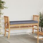 vidaXL Градинска пейка 2 -Seater 110 x 38 x 65 см бамбук Кафяво (4108078)