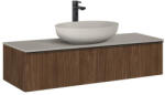 AREZZO design Monterey 120 alsószekrény két fiókkal, lincoln dió AR-169471 (AR-169471)