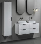 RAVAK Comfort II SB 350 fali magas szekrény fogantyú nélkül, fényes fehér X000001821 (X000001821)