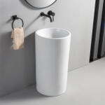 AREZZO design Lincoln álló porcelán mosdó 45x45x81 cm, fényes fehér AR-M9014A (AR-M9014A)